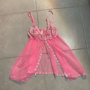 Cute slip on pink lingerie